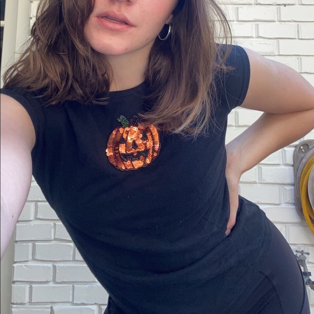 Spooky Halloween Shirt sequined